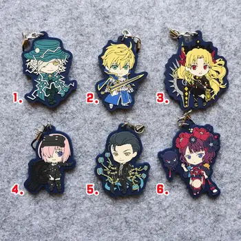 

Fate/Grand Order FGO Anime Strap Rin Matthew Kyrielite Arthur Pendragon Holmes Katsushika Hokusai Rubber Keychain