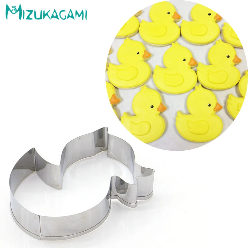 

Stainless Steel Cookie Cutter Small Yellow Duck Shape Baking Fondant Cake Cutting Mold DIY Kitchen Tool MS-00163