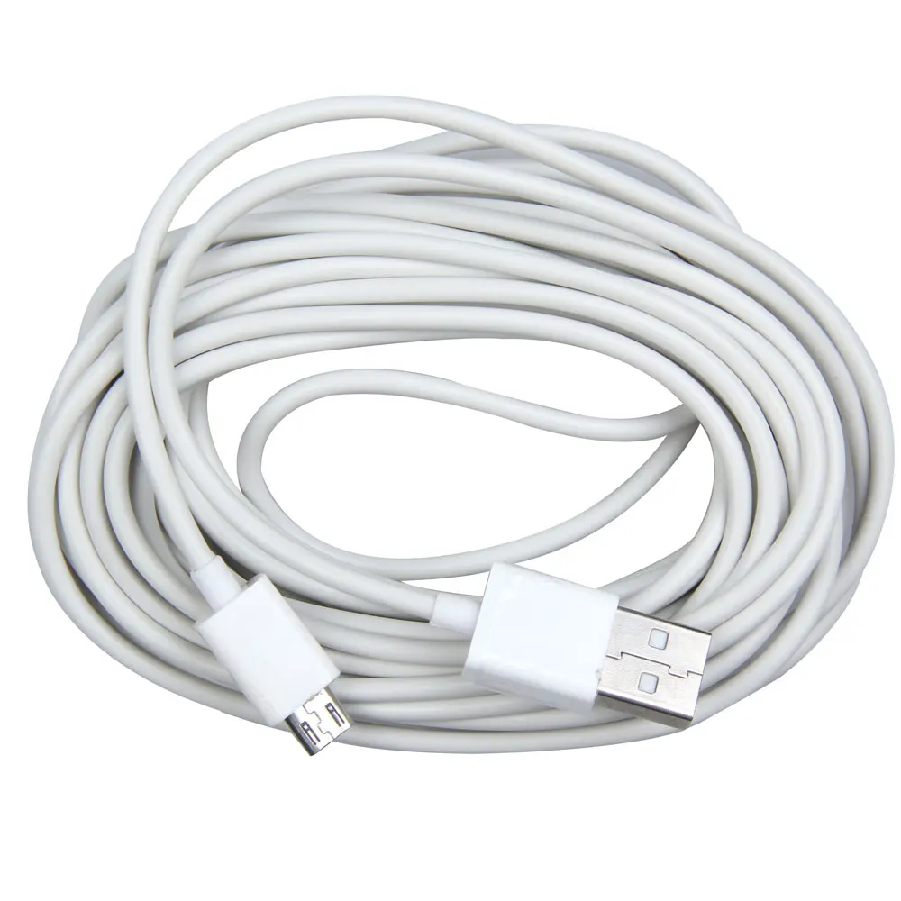 

5M Micro USB Charging Data Cable Adapter for Samsung White -39