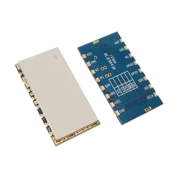 

10PCS RF4463F30-433 FSK/GFSK 1W Si4463 Upgrade Version Small Size 3Km 433MHz High Power Long Range RF Transceiver Module