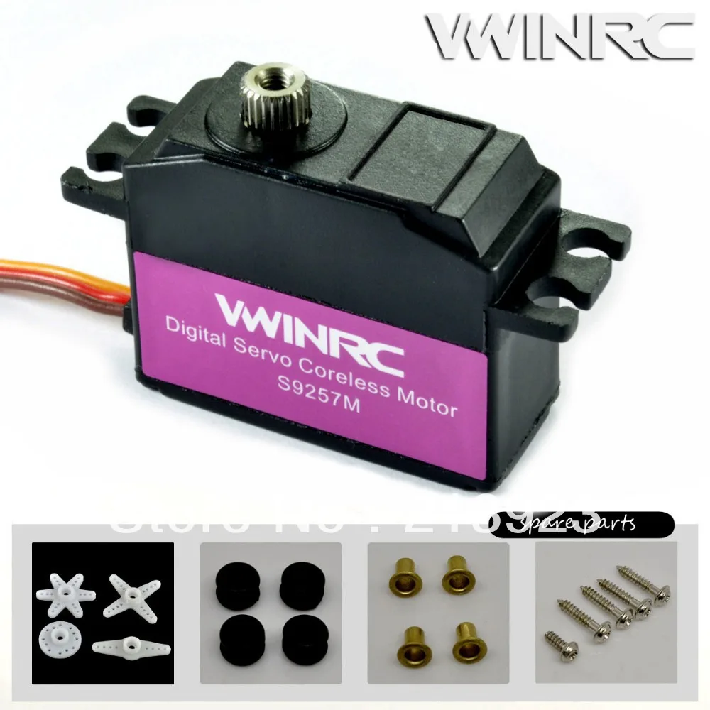 VWINRC 9257  Metal Gear Digital 30g Servo For ALIGN TREX 450 Rudder 500 Swashplate RC helicopter 6CH 2.4G remote control heli