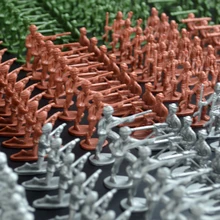 3 Color Toy Soldier Military Man plastic Military Suit 300pcs /set of Model Free shipping