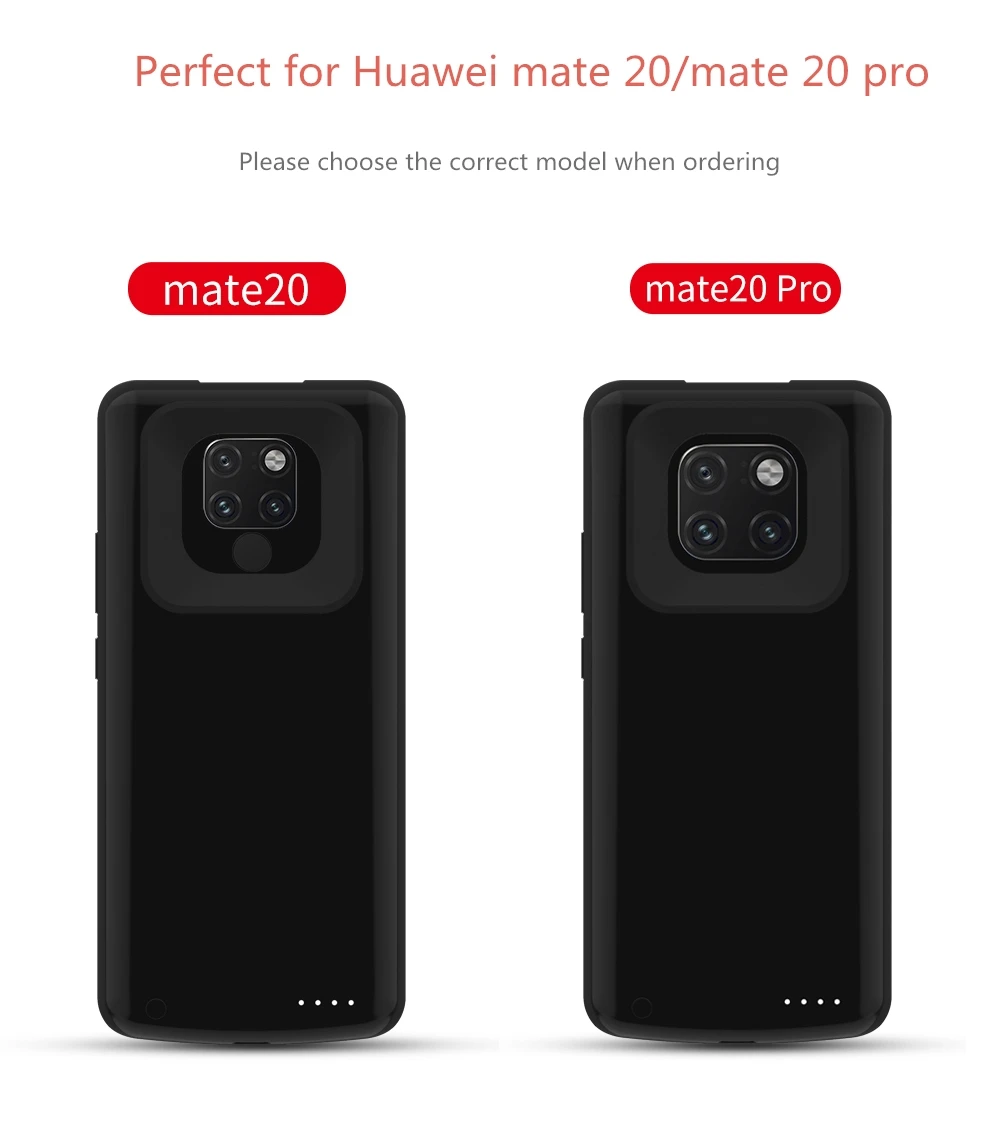 6500 мАч-6800 мАч Внешний внешний аккумулятор чехол для HUAWEI mate 20 mate20 Pro Чехол для зарядки батареи