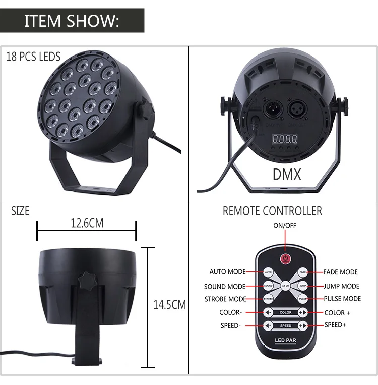 DMX512 вечерние свет дистанционного дискотека этап огни звуковая активация диджейское оборудование свет рождества открытый украшения