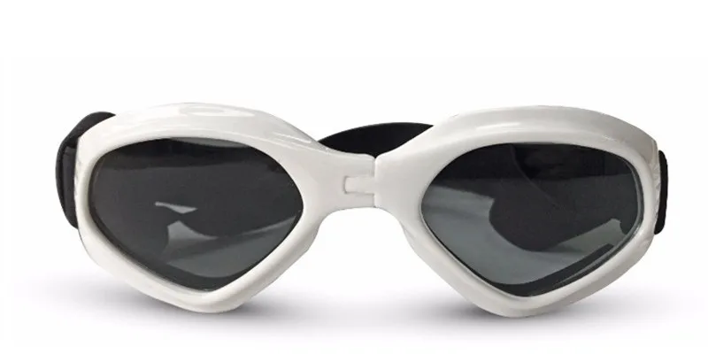 FML Pet Accseeories пластиковые солнцезащитные очки для собак Модные солнцезащитные очки для маленьких собак кошки Щенячий глаз Одежда Щенячий глаз защитные очки - Цвет: white