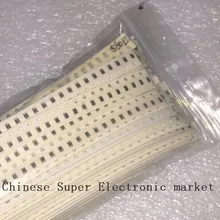 0603 SMD резисторы 10R-910 1%, 80valuesX25pcs = 2000 шт, резисторы Ассорти Комплект