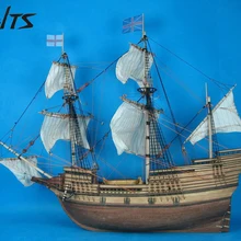 RealTS классическая деревянная шкала парусный корабль деревянная шкала лодка 1/48 может Цветочная гамма сборка Парусная модель корабельный комплект
