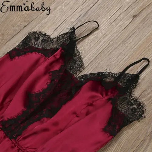 Горячее женское сексуальное нижнее белье Ночная сорочка Babydoll кружевная одежда для сна эротическая нижнее белье однотонный комбинезон платье комбинезон плюс размер S-2XL