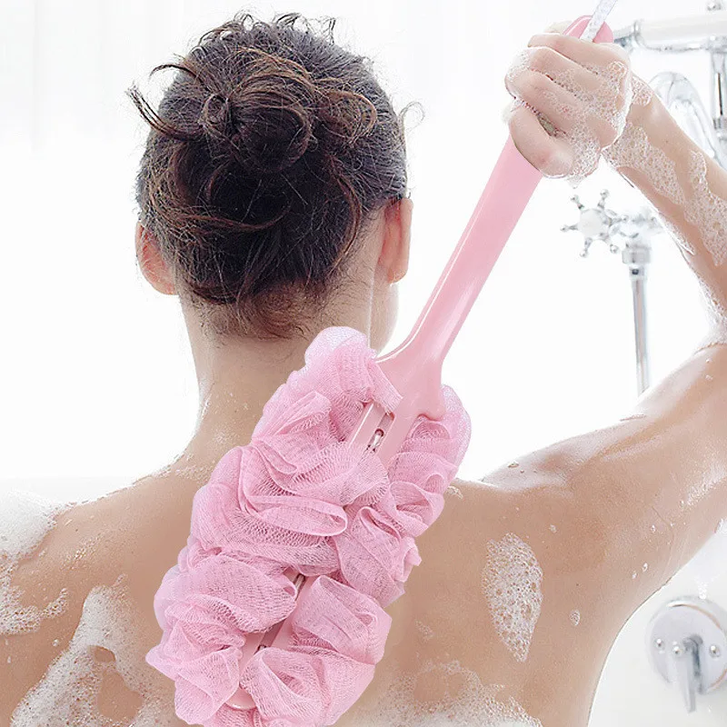 Body Brush With Long Handle Bathroom Tool Shower Accessory Bath Brush