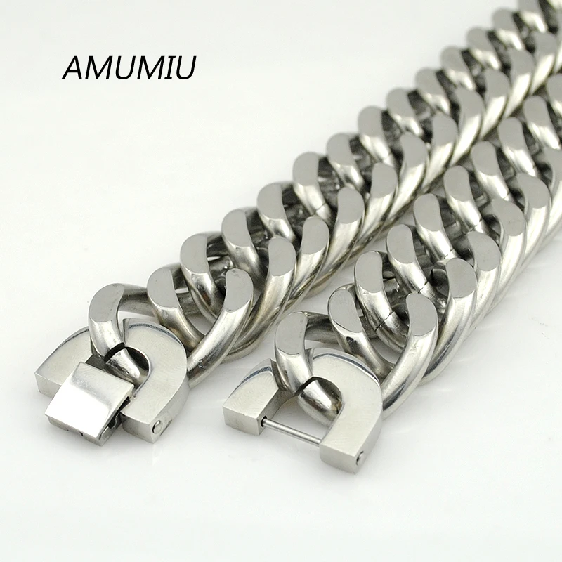Amumiu 40cm-70cm*22mm Width Big Mens 
