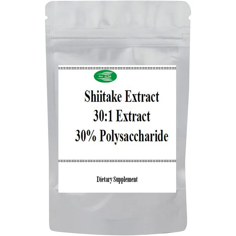 

Shiitake Extract 30% Polysacharride Powder 500gram free shipping