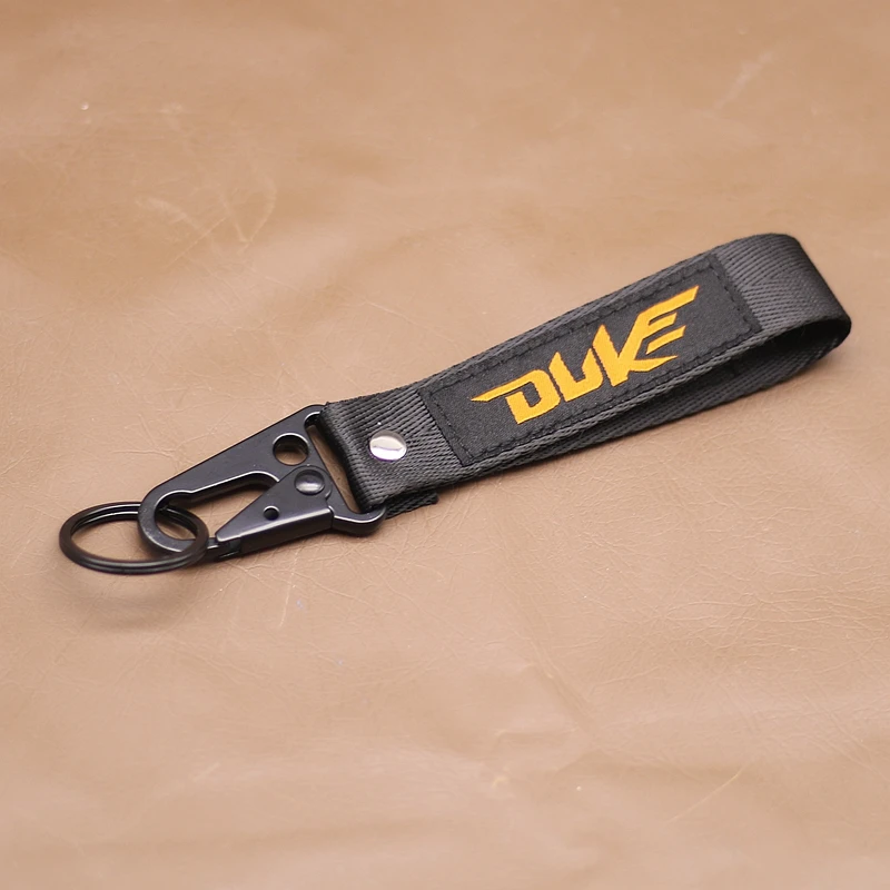 

Motorcycle Embroidery Key Holder Chain Keychain for KTM RC 390 690 200 Duke 125 Motocross Strap Key Ring Keyring