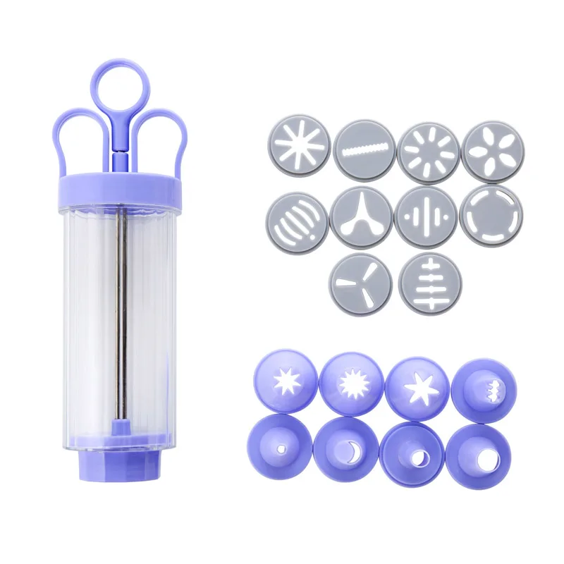 

Kitchen Cookie Biscuit Machine Decorating Tool Cookie Presses Icing Nozzle Tool