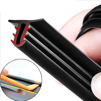 

1.6M Carbon Fiber Car Dashboard Edges Sealing Strip Noise Insulation Soundproof