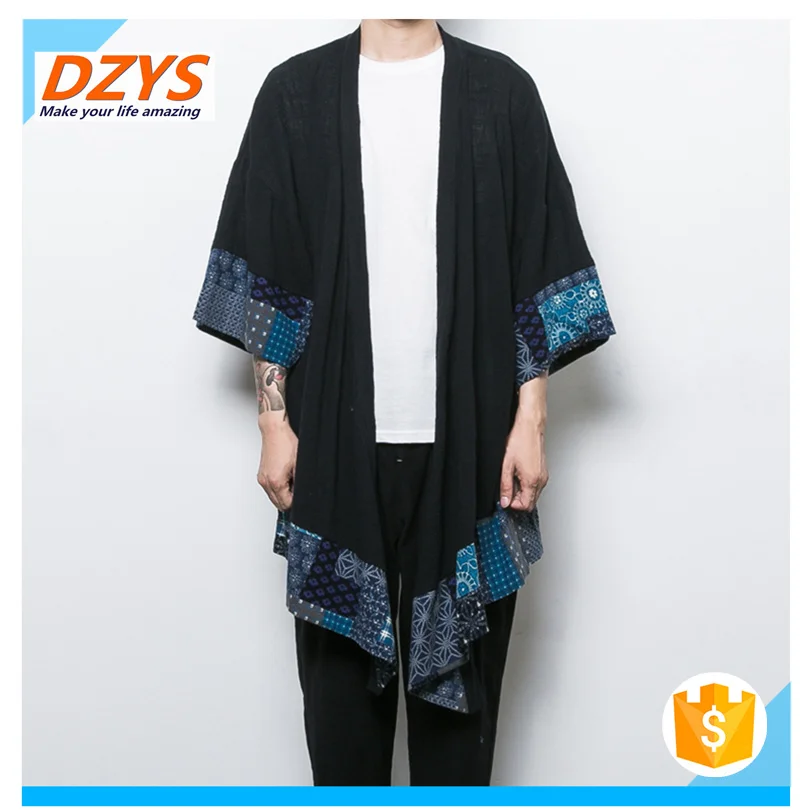 2018 trendy men's retro coat shawls clothing gown clothes03