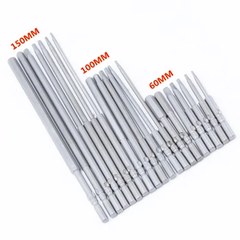 

high quality Magnetic Hexagon Screwdriver Bit S2 Steel 801 5mm Round Shank Screwdrier Drive Power Drill Bit Set