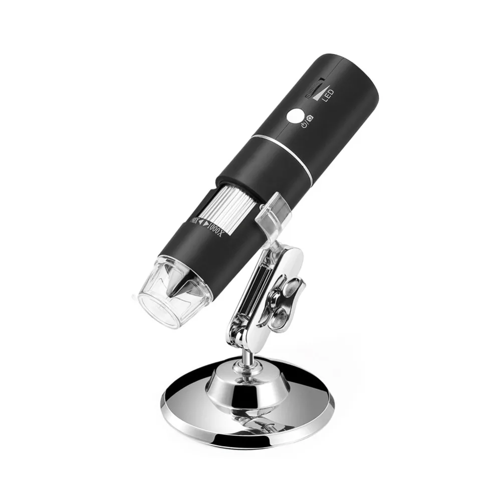 

USB Digital Microscope 1000X 8 LED Light WIFI HD Pixel Microscopio movi Endoscope Magnifier Camera For Android iOS Phones iPad