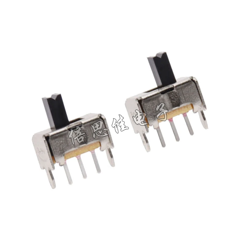 

10pcs New SS12D07 Mini Vertical Slide Switch 1P2T 3 Pin Toggle Switch SMD PCB DPDT Vertical Switch