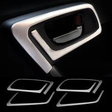 QCBXYYXH для Subaru Forester 2013- нержавеющая сталь 4 шт./компл. автомобильный Стайлинг автомобиля внутренняя дверная ручка коробка блестки украшение блестки