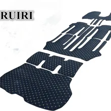 Хорошие коврики! Специальные автомобильные коврики+ коврик для багажника для правого привода Nissan Serena C25 7 мест 2010-2005 водонепроницаемые ковры