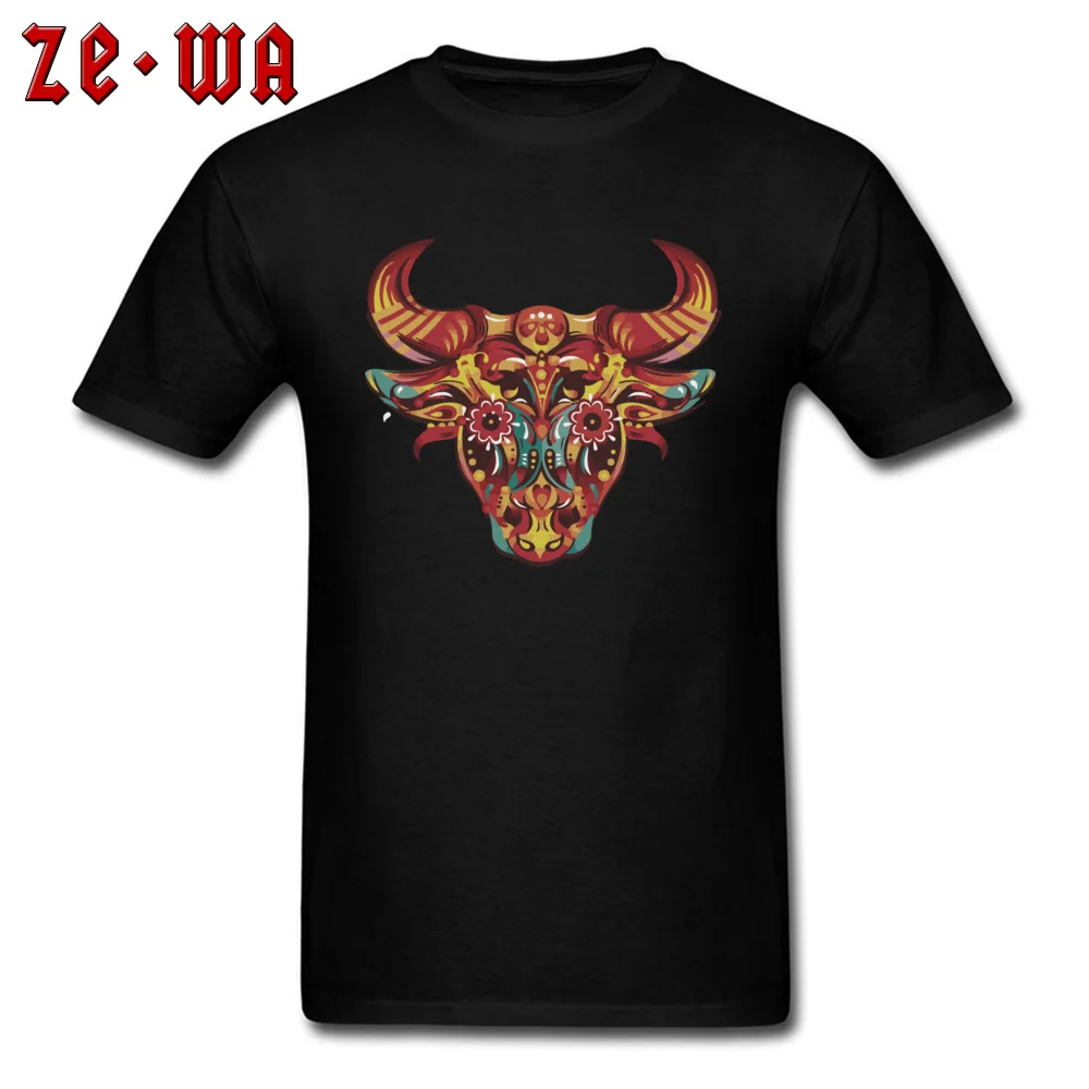 DesignFunny Short Sleeve Tops T Shirt Summer Fall Latest Round Neck Cotton Tops Shirts Men Tshirts cow printingyy  cow printingyy black