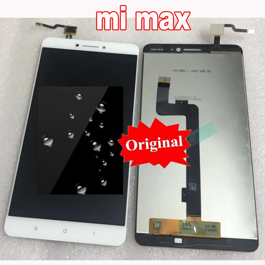 

Best 6.44" Original Tested LCD screen display + touch Digitizer assembly with frame for Xiaomi Mi Max Phone Replacement PARTS