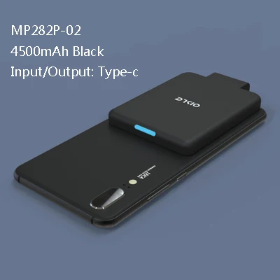 4500 мАч usb type-C Портативный чехол для зарядки аккумулятора для Xiaomi mi A2 mi x 3 mi X2S 6X mi ni power Bank Внешний чехол для резервного питания - Цвет: type-c BLACK