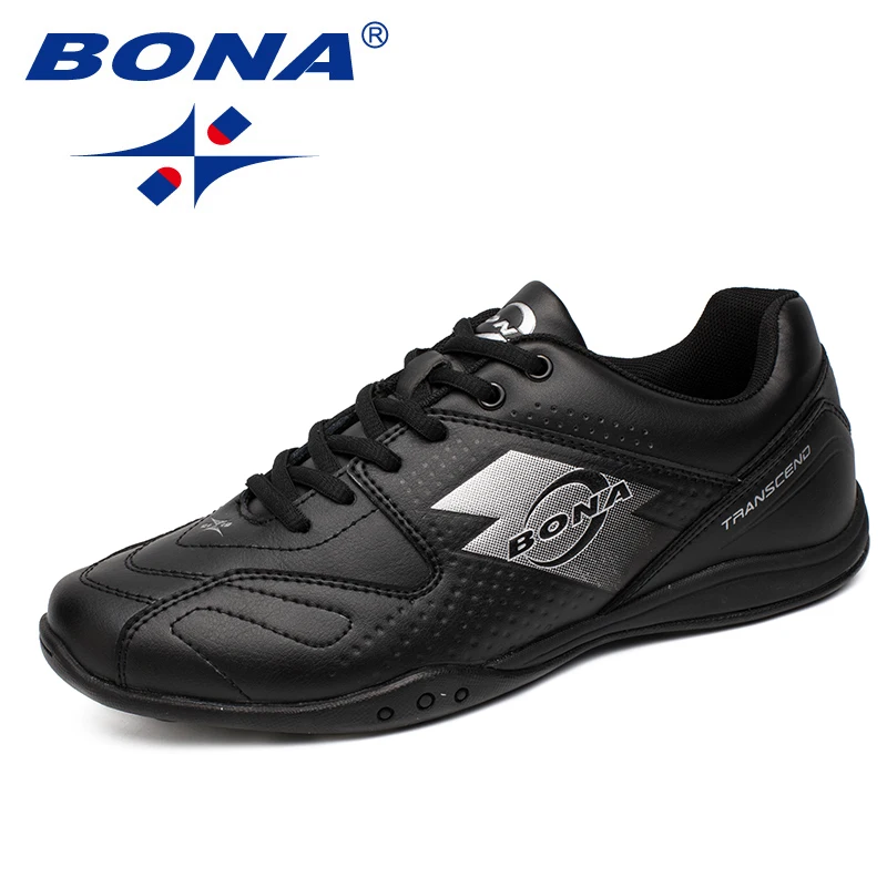 Comprar BONA nueva llegada estilo típico hombres zapatos para caminar con cordones hombres zapatos al aire libre Jogging zapatillas cómodos suaves hombres zapatos atléticos