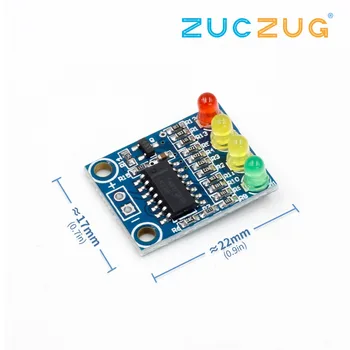

12V battery level indicator module 4 paragraph 4 onboard battery indicator LED lights