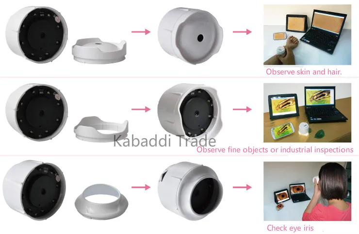 5.0MP Мини WiFi цифровой микроскоп камера светодиодный с подсветкой для ириса кожи