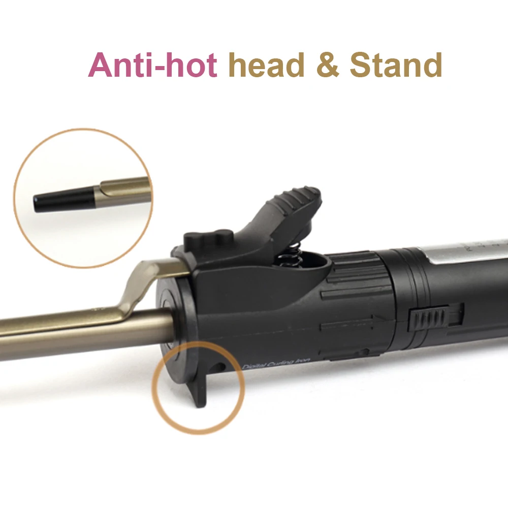 Профессиональные щипцы для завивки волос 9 мм с керамическим покрытием Маленькие