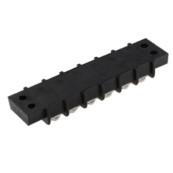 

6 Circuit 30A Terminal Block with Nickel Plated Brass Contacts for Boats