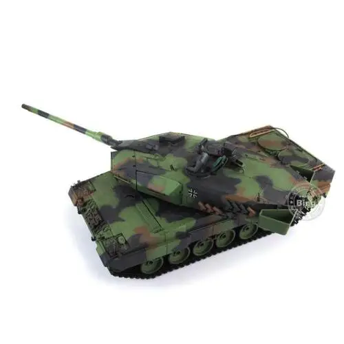 Leopard2A6 rc Танк 3889 Ver3 полностью металлический шасси 1/16 индивидуальные камуфляж зеленый TH00940