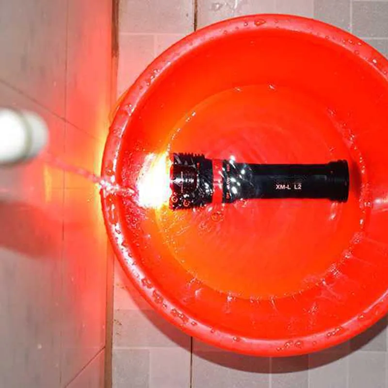  18650 Flash Light Scuba Diving Flashlight L2 Dive Torch Underwater 100m XM-L2 Led High Power Lanter - 32966832075