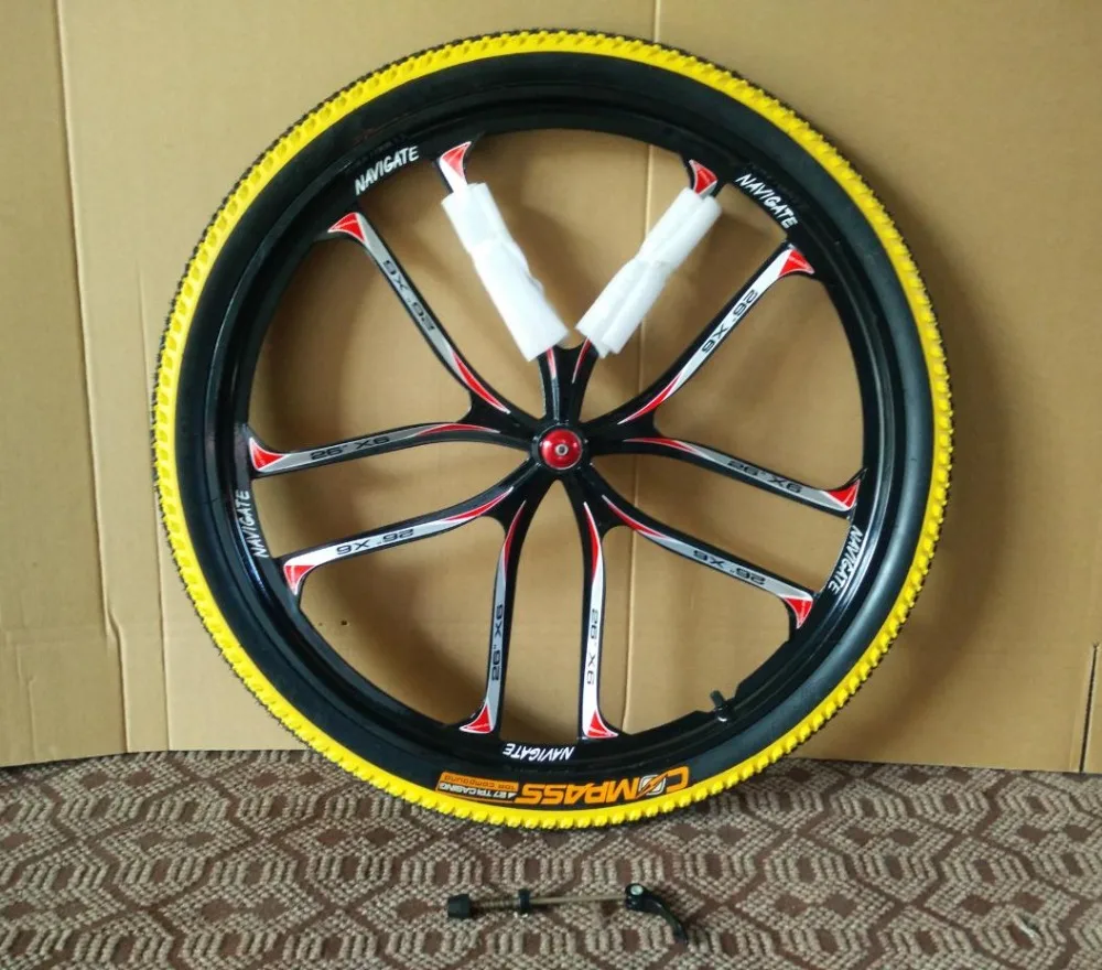 

MTB wheels Kalosse 4 bearing hubs 26inch 7/8/9/10 gear cassette for 21/24/27/30 speed 26er mountain bike wheels