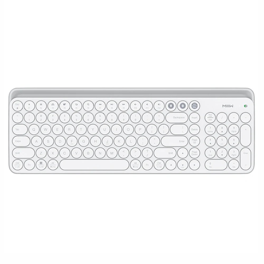  Xiaomi Miiiw Bluetooth Dual Mode Keyboard 2.4GHz Wireless Connection 10m Available 104 Keys Multi S