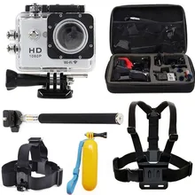 2.0″ LCD Display 1080P WIFI Pro Sports Action Camera 30M waterproof Bike Helmet DVR CAM + Bag + Monopod Accessory
