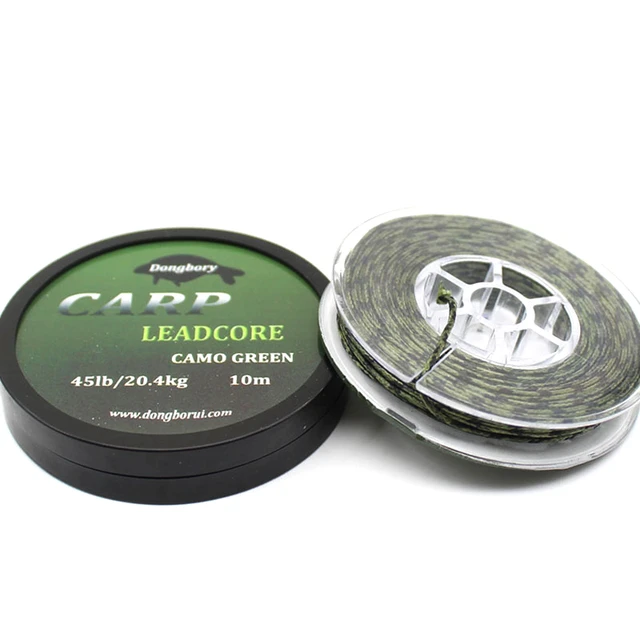 Hooklink Carp Fishing Line Leadcore Hook Link Camouflage Braided