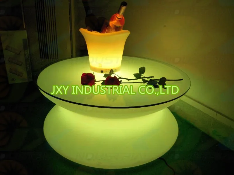 Led Light Table,RGB color changing lighting bar led table,illuminated