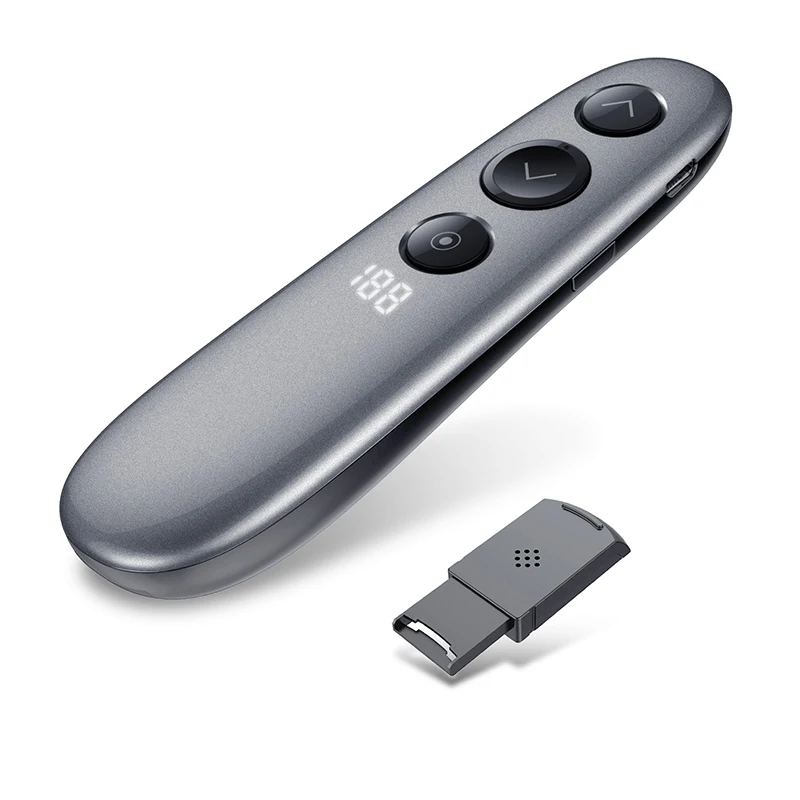 

Newest 2.4GHz Wireless Digital Laser Presenter Air Mouse Remote TF Card PPT Pointer Presenter for Meeting Teaching