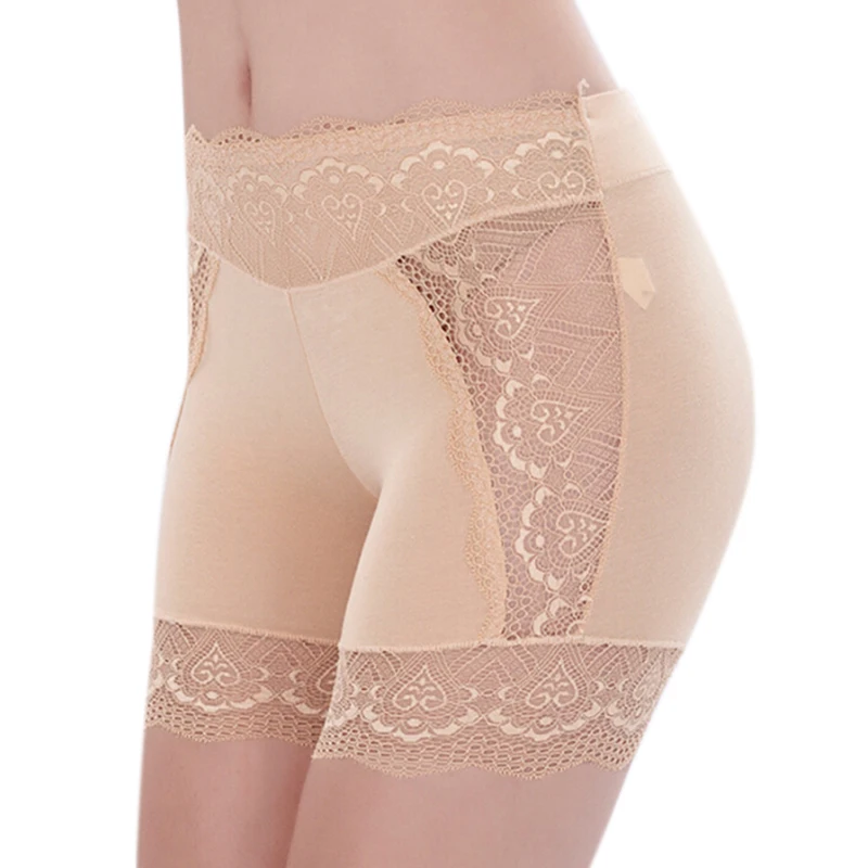 

Female Summer Safety Short Pants Low Waist Shorts Women Ladies Lace Thigh Shorts Breathable