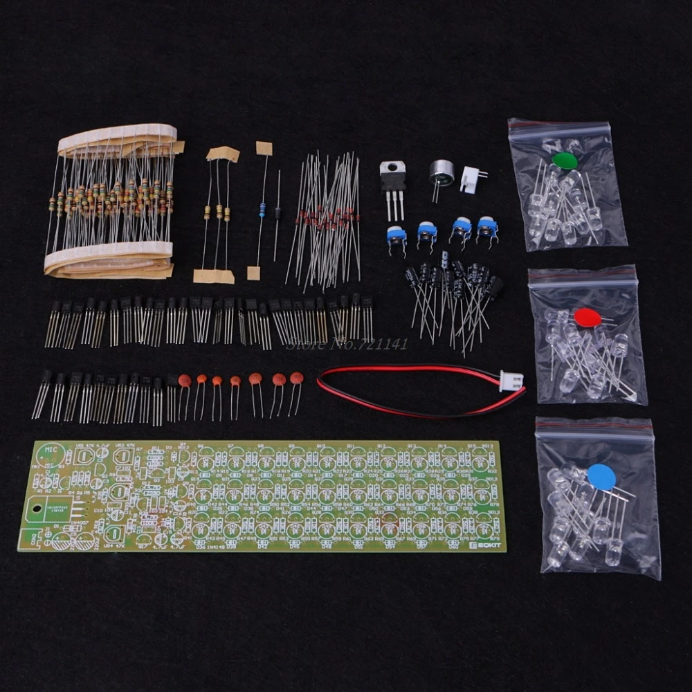 

9-15V Voice Control Level Indicating LED Electronic Production DIY Kit New 2018