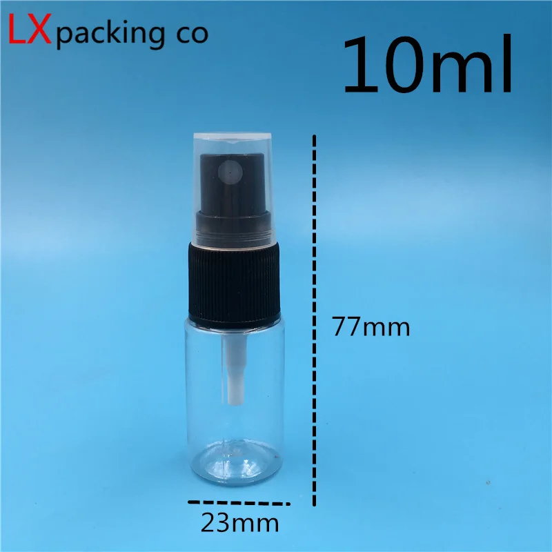 Garrafas de Spray Frete Grátis 30 60 100 ml Limpar Transparente Preto Pulverizador Perfume Parfume Cosméticos Recipientes 50 Pçs 10 14 50 pçs frete grátis 10 30 50