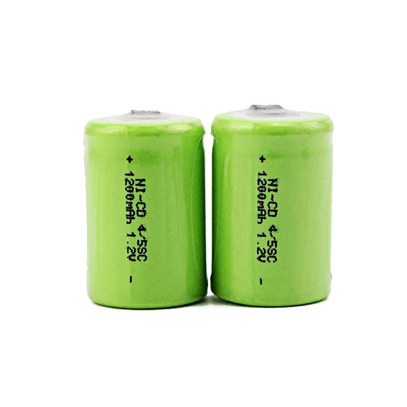 10 штук в партии!! NI-CD аккумулятор 1,2 V SC 1200mah 1,2 v 4/5 sc 1200mah nicd аккумулятор для аккумуляторной батареи небольшого размера