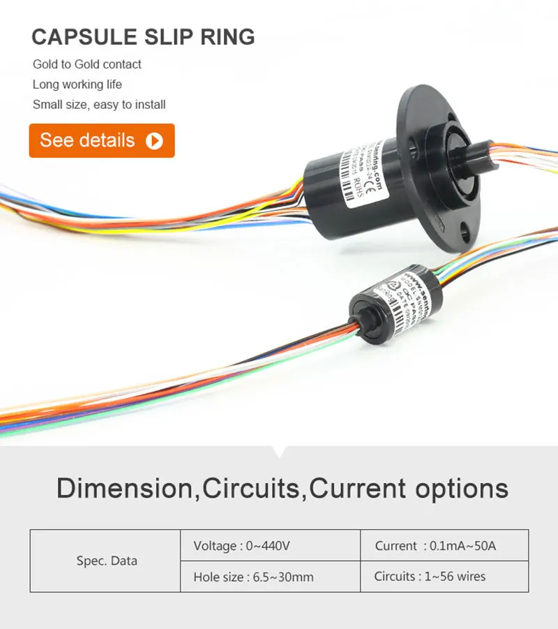 CAPSULE SLIP RING