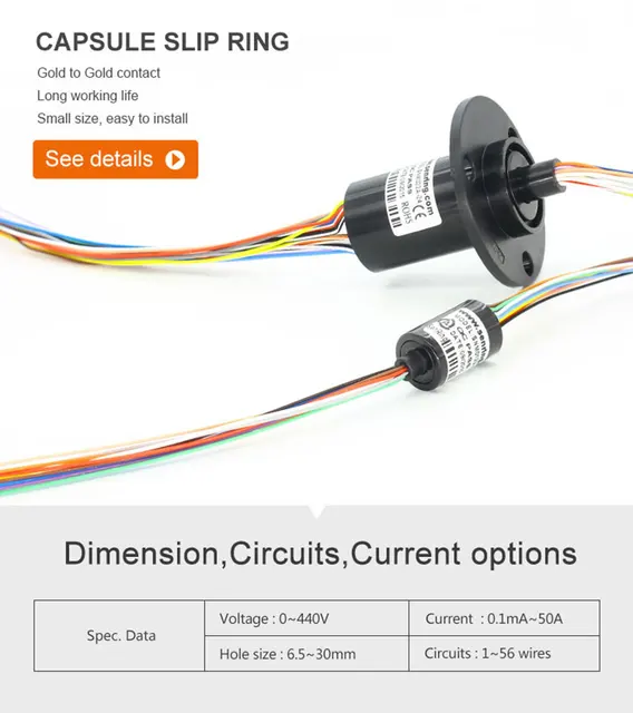 G1/8 Port Electric Slip Ring 2 Passages Pneumatic Rotary Joint/rotary  Union With 6 -24 Circuits 2a 5a - Parts & Accs - AliExpress