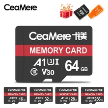 CeaMere карта памяти 256 ГБ 128 Гб 64 Гб U3 UHS-3 32 ГБ Micro sd карта класс 10 UHS-1 флэш-карта памяти Microsd TF/sd карта s для планшета