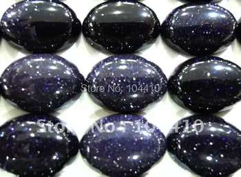 

13x18mm New Blue sand stone Oval stone CAB Cabochon Beads Wholesale