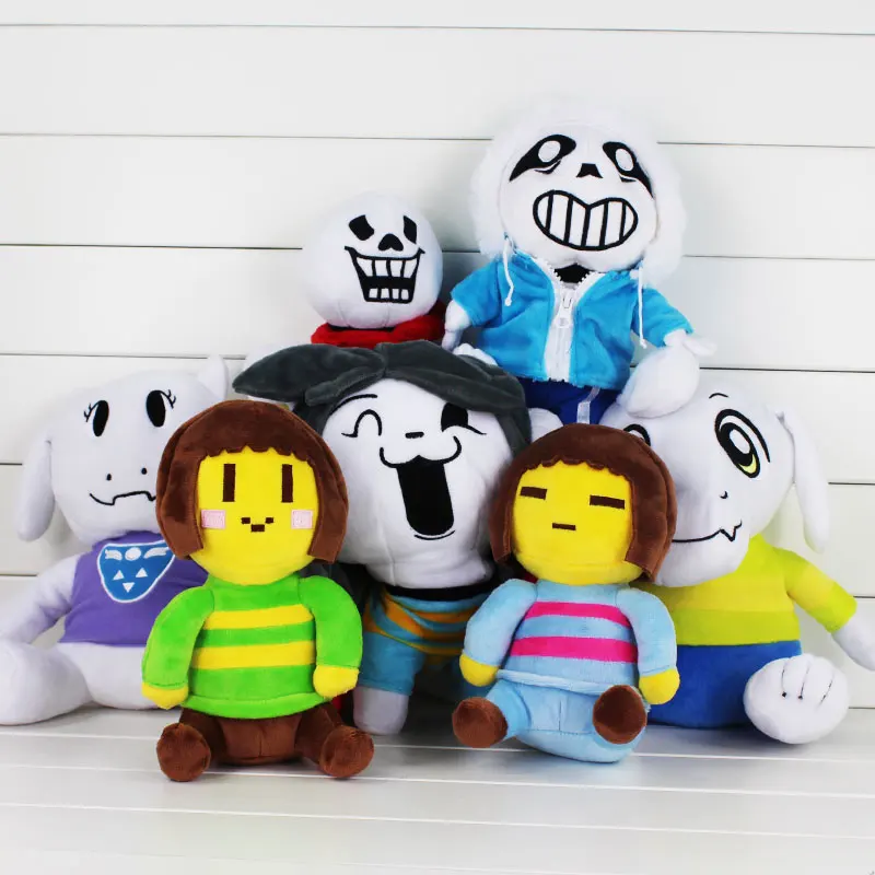 7 видов стилей 20 37 см Undertale Sans Asriel Toriel Temmie Frisk Chara Undyne Мягкая кукла плюшевая