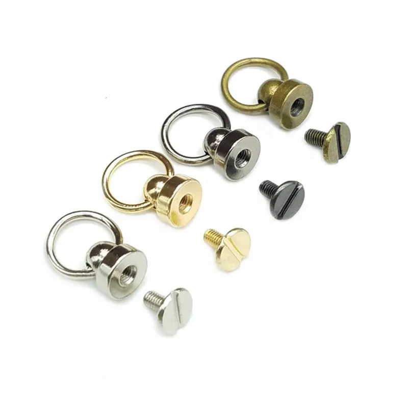 

YIBO 10pcs handbag ring nipple nail metal rivet phone box rivet sewing clothing leather DIY handmade art hardware accessories